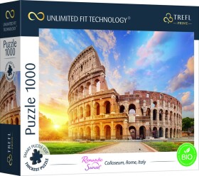 Puzzle prémiové Romantický západ slunce Coloseum Řím Itálie - Trefl