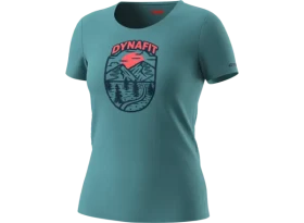 Dynafit Graphic CO W S/S Tee Brittany Blue