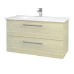 Dřevojas - Umyvadlová skříňka GIO SZZ2 100 - D04 Dub / Úchytka T01 / D04 Dub 130657A