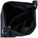 Trendy dámská koženková crossbody kabelka Tizia, tmavě modrá