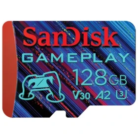 SanDisk GamePlay microSDXC 128GB / UHS-I / class U3 / čtení: 190 MB/s / zápis: 130 MB/s (SDSQXAA-128G-GN6XN)