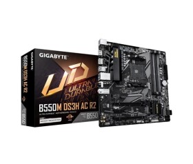GIGABYTE MB Sc AM4 B550M DS3H AC R2, AMD B550, 4xDDR5, DP, HDMI, mATX EDF_1706304