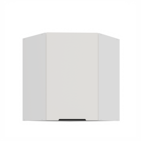 Horní rohová skříňka Aria 60x60 GN-72 1F (45°) Barva korpusu: Bílá, Barva dvířek: WH - Crystal white AFM
