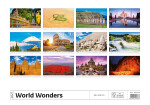 Nástěnný kalendář 2027 Helma World Wonders