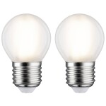 Paulmann 28639 LED Energetická třída (EEK2021) F (A - G) E27 5 W teplá bílá (Ø x v) 45 mm x 78 mm 2 ks