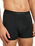 Pánské merino boxerky ICEBREAKER Mens 125 ZoneKnit Boxers, Black velikost: XXL