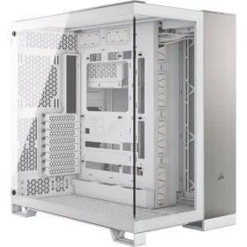 Corsair 6500X bílá hliník / E-ATX / 4x USB-A 3.2 / 1x USB-C 3.2 / bez zdroje / průhlední bočnice (CC-9011285-WW)