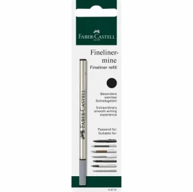 FABER-CASTELL Náplň do kuličkového pera / 5ks / černá (148781)