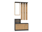FRONTI Předsíň Antracit + dub artisan
