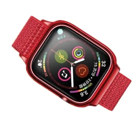 USAMS ZB073 Nylonový řemínek pro Apple Watch 40/41mm červená / Řemínek / Nylonový / Apple Watch 4/5/6/7/SE (ZB73IW3)