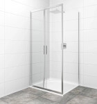Sprchový kout obdélník 140x80 cm SAT TEX SIKOTEXD140STENA80 SIKOTEXD140STENA80