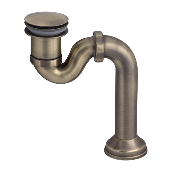 OMNIRES - ozdobný sifon vanového odpadu bronz /BR/ SYOM-W10BR