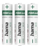Hama nabíjecí baterie AAA Micro 700 mAh 3ks / Ni-MH (223526)