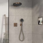 HANSGROHE - ShowerSelect Comfort Termostatická baterie pod omítku, pro 2 spotřebiče, kartáčovaný bronz 15583140