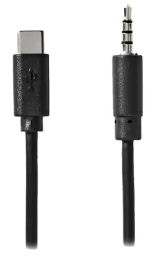 Nedis USB-C - Jack 3.5 mm černá / Audio adaptér / 1 m (CCGL65950BK10)