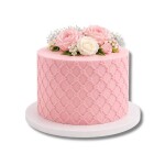 Dortisimo Strukturální otiskovač Mřížka s květinami