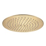 REA - Kulatá dešťová sprcha JS-P014BG 25cm Brush Gold REA-P8609