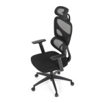 Kancelářská židle, houpací mechanismus, černá, KA-K2080 BK