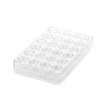 Silikomart polykarbonátová forma na čokoládu Semisfera 01-P