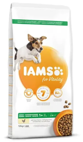 IAMS Adult Small Medium Chicken 12kg / Granule pro psy / malá a střední plemena / kuřecí (1754-128207)