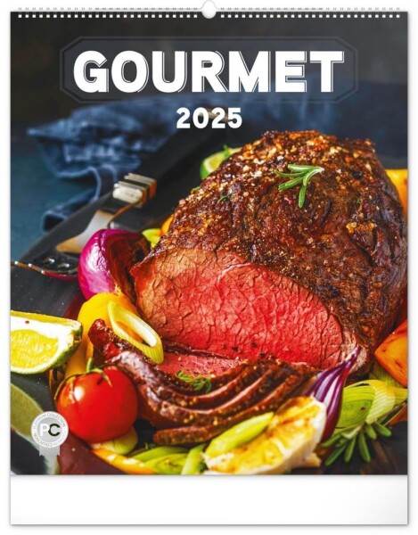 Kalendář 2025 nástěnný: Gourmet, 48 56 cm