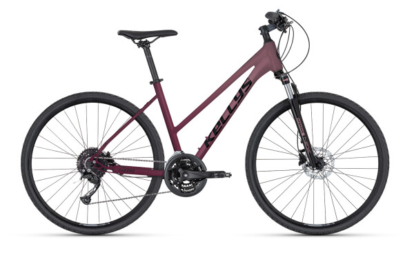 Kellys Pheebe 20 Rosy Red 28", 2025, rám 19"(M) - ZDARMA dopravné, seřízení, odborná montáž a sada světel! (Záruka nejlepší ceny! Nakupujte u autorizovaného prodejce!)