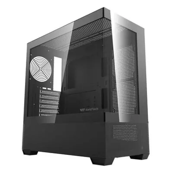 Rozbaleno - darkFlash DS900 Air černá / ATX / bez větráků / 2x USB-A / průhledná bočnice / bez zdroje / rozbaleno (4710343797999.rozbaleno)