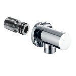 Mereo Sprchová sada s termostatickou tlačítkovou podomítkovou baterií - 2 - cestná - oválný kryt CB60106TB2