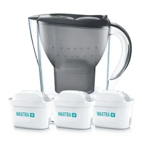 Brita Marella černá + 3x filtry / filtrační konvice na vodu / 2.4l / filtr: Maxtra+ Pure Performance (1039274)