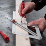 Hultafors Tools Úhelník kombinovaný hliníkový stupnice 17cm Combi (252003)