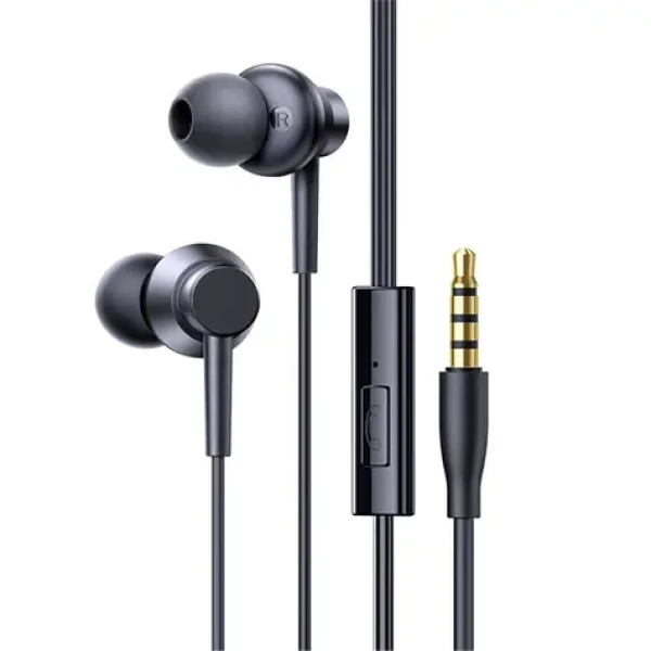 Baseus Encok HZ11 černá / sluchátka s mikrofonem / ovládácí tlačítko / 3.5mm jack / 1.2 m (HFPHZ11BASBK)