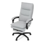 Kancelářské křeslo, synchronní mechanismus, stříbrná látka, KA-Y350 SIL