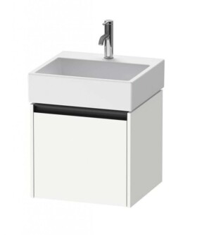 DURAVIT - Ketho.2 Umyvadlová skříňka 44x48x46 cm, 1 zásuvka, matná bílá K25074018180000