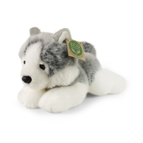 Plyšový pes husky 20 cm, ECO-FRIENDLY