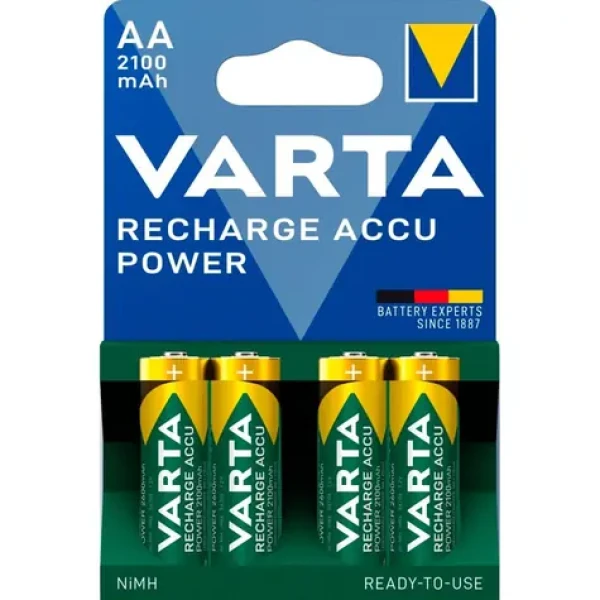 Varta RECHARGE Nabíjecí baterie AA / 1.2V / 2100mAh / NiMH / 40 ks / v boxu (498827)
