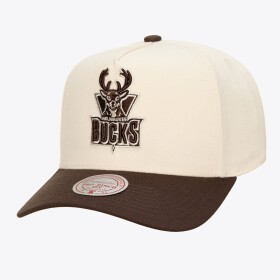 Mitchell & Ness Pánská kšiltovka Milwaukee Bucks NBA Brown and Cream Pro Snapback Hardwood Classics