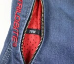 Kalhoty na motocykl Trilobite Parado monolayer Aaa slim fit blue (Prodloužené) - 46 / modrá