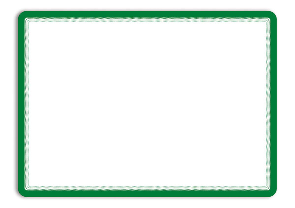 Djois Magneto - samolepicí rámeček, A4, zelený, 2 ks