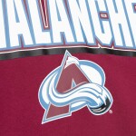 Mitchell & Ness Pánská mikina Colorado Avalanche NHL All Over Crew Fleece Velikost: S