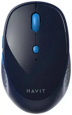 Havit MS76GT Plus modrá / Bezdrátová myš / optická / 1600 DPI / USB přijímač (MS76GT plus blue)