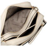 Stylová dámská koženková crossbody kabelka Aliana, béžová