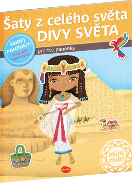 Šaty z celého světa Divy světa - Kniha samolepek - Charlotte Segond-Rabilloud