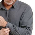 Bushman Pánská lněná košile Vaal, tmavě modrá XXXL