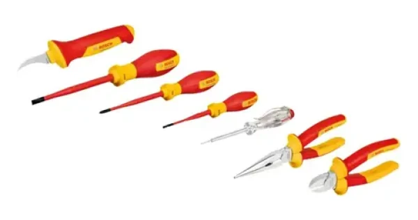 BOSCH 1600A02NG3 / 7-dílná sada izolovaného ručního nářadí (1600A02NG3)