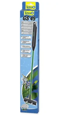 Tetra GS46 / Škrabka na akvárium / nerezová / dvoubřitá / pohyblivé uchycení nožů (A1-728738)