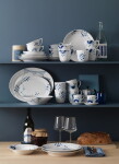 Royal Copenhagen Porcelánový džbánek na mléko Blue Fluted Mega 380 ml, bílá barva, porcelán