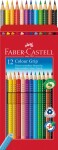 Faber-Castell, 112412, Colour Grip, akvarelové pastelky, 12 ks