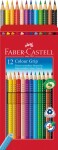 Faber-Castell Faber-Castell, 112412, Colour Grip, akvarelové pastelky, 12 ks