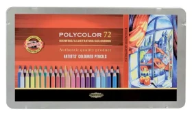 KOH-I-NOOR Umělecké pastelky šestihranné Polycolor 3827 - 72 ks (3827)