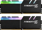 G.SKill Trident Z RGB 64GB(2x32GB) 3200 MHz černá / DDR4 / CL16-18-18-38 / 1.35V / XMP 2.0 / LED podsvícení (F4-3200C16D-64GTZR)